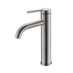 Grifo de lavabo caño alto Baho ACERO cromado mate 22,5 cm - ACERO012B - Gamma