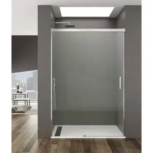 Mampara ducha antical incluido fijo + corredera - BASIC - GME