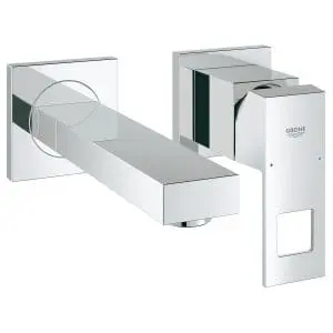 Grifo de lavabo empotrable con caño de 17 cm en cromo - Grohe - Eurocube S