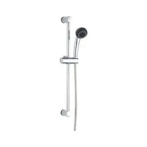 Barra de ducha Baho FARA cromada 60 cm con flexo y teleducha - VITEL030B - Gamma