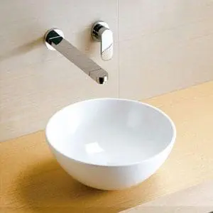 Lavabo sobre encimera Baho OVO redondo 32 cm - RAILV026B - Gamma