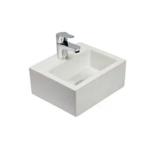 Lavabo suspendido Baho PAM 32x28 cm - RAILV024B - Gamma