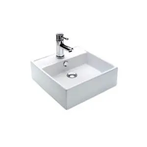 Lavabo suspendido y sobre encimera Baho IBO 38x38 cm - RAILV007B - Gamma