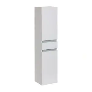 Columna MATTY blanco 2 puertas y 1 cajón 35x154 cm - TAROB030B - Gamma