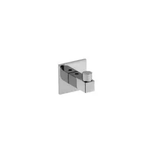 Percha toallero dual para baño Baho STICK cromado - STICK010B - Gamma
