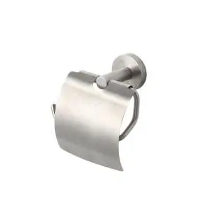 Portarrollos de baño con tapa Baho ACERO 11 cm - MATTG070B - Gamma