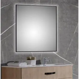 Espejo retroiluminado con/sin luz proyectada perimetralmente Modelo Alemania - DecorBath