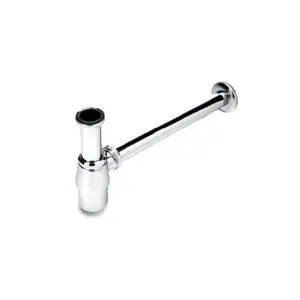 Sifón botella horizontal lavabo/bidet 1 1/4" cromo Ø300mm - 2000000005 - Stillö