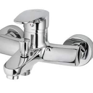Grifo monomando de baño-ducha con flexo, maneral y soporte - 3554510105 - Milos - Stillö