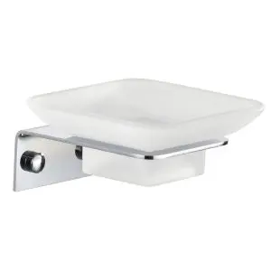 Jabonera Pared - Inox Cepillado Modelo Bassic - 1506012 - Manillons Torrent