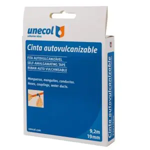 Rollo sellador Tapafugas caucho negro autovulcanizable 9,1x19mm estuche - 2182080520 - Unecol