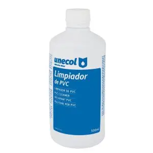 Bote 500ml disolvente Unecol Gymcol limpiador PVC- 2184500005 - Unecol