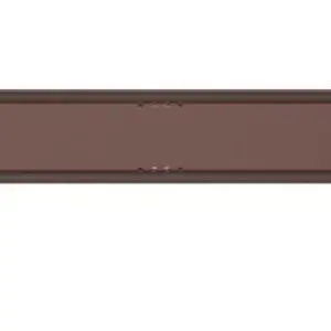 Kit para plato de obra con sumidero Ruber Reducido con sifón de 30 mm y rejilla EVOLUX LISA CHOCOLATE 120 x 7 cm Reducido - EVOLUX -IE61405R - Estil Gurú