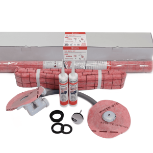 Sistema de desagüe impermeabilizante para bañeras de obra W-S BATH KIT INOX - WATER-STOP - IA11000 - Estil Gurú