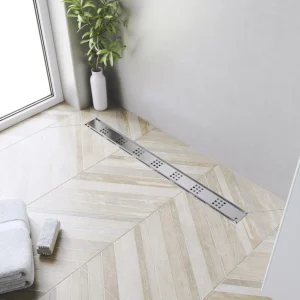 Kit para plato de obra con sumidero Ruber con sifón de 50 mm y rejilla EVOLUX PLUS 60 x 7 cm - EVOLUX -IE42000 - Estil Gurú