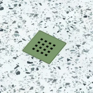 Kit para plato de obra con sumidero Ruber con sifón de 50 mm y rejilla FEELS MINT - EVO FEELS - IB20023 - Estil Gurú